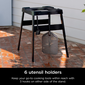 NINJA WOODFIRE ADJUSTABLE STAND & SIDE TABLE 4718J800EUUK